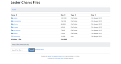 Desktop Screenshot of files.lesterchan.net