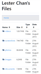 Mobile Screenshot of files.lesterchan.net